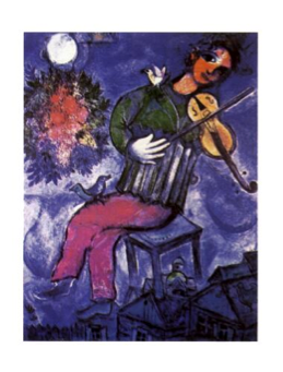 Marc Chagall's 'Le violoniste bleu'